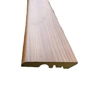 Battiscopa 10pz zoccolino MDF ciliegio 240x h 7 cm passacavo 24 mt di battiscopa