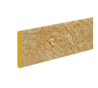 Battiscopa 3D per casa e giardino, strisce di cotone in schiuma ispessita anti-collisione, 2 m x 8 cm x 5 mm, autoadesiva, decorativa in vita per pareti interne