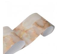 Battiscopa Adesivo Autoadesivo, Impermeabile Zoccolo Cucina, Listello Flessibile E Adesivo Facile da Installare per Cucina, Bagno, Sala, Soggiorno(G,5cm/10m)