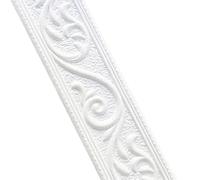 Battiscopa autoadesivo Adesivi murali autoadesivi impermeabili battiscopa angolo linea di cintura adesivo parete rifinitura camera da letto decorazioni for la casa(White,115CM)