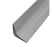 Battiscopa autoadesivo morbido con canalina per cavi, angolo interno per listelli angolari, per porte, finestre, pareti, cucina, piastrelle, facilmente tagliabile (Grigio, 3 m)