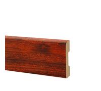 Battiscopa BC Spazzolato in POLIMERI EqualWood HI-TEC 68x10mm Bianco, Alluminio ecc. - MOGANO