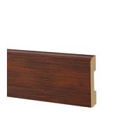 Battiscopa BC Spazzolato in POLIMERI EqualWood HI-TEC 68x10mm Bianco, Alluminio ecc. (prezzo al metro) - NOCE