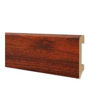 Battiscopa BC Spazzolato in POLIMERI EqualWood HI-TEC 75x14mm Nero, Bianco, Alluminio ecc. - MOGANO