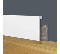Battiscopa coprimarmo copribattiscopa BIANCO 100x22x2000mm in POLIMERI - Polistrutturato