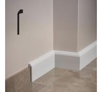 Battiscopa Coprimarmo FIRENZE in POLIMERI FeelingWood-HD 100x22mm - BIANCO (prezzo al metro)