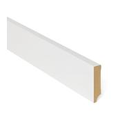 Battiscopa Desiwa in bianco opaco 8 x 230 cm