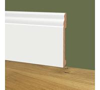 Battiscopa DUCALE in POLIMERI EqualWood HI-TEC 120x15x2000mm - BIANCO