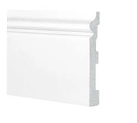 Battiscopa duropolimero alto ducale bianco 2000x150x18mm