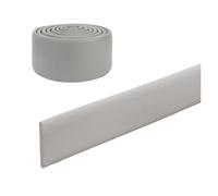 Battiscopa impermeabile Self Adhesive Skirting Line 3D Wall Stickers Thickened Anti-collision Decoration Strips Bedroom Living Room Corner Sticker(A-Grey,4M (2Rolls))
