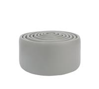 Battiscopa impermeabile Waterproof Enclosure Sticker Self Adhesive Skirting Line 3D Wall Thickened Anti-collision Decor Corner(A-Gray,4M(2 rolls))