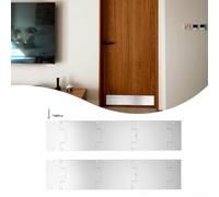 Battiscopa in acciaio inox per protezione dai graffi e integrazione senza cuciture del pannello (20,3 x 86,4 cm)