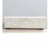 Battiscopa in gres porcellanato effetto Travertino, 90 cm di Lunghezza, Set da 3 Pezzi