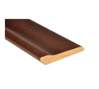 Battiscopa in legno ayous noce H 7 cm con piede Noce