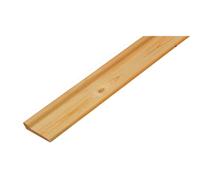 Battiscopa in legno pino 1,4 x H 7 cm Pino