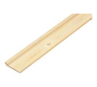 Battiscopa in legno sagomato in pino H 7 cm Pino