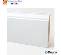 BATTISCOPA in MDF BAROCCO 120x14mm 5 Barre 240Cm Zoccolino Flessibile Resistente