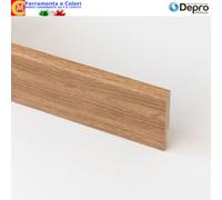 BATTISCOPA in MDF Espanso 80x14mm 5 Barre Da 240 Zoccolino Flessibile Resistente