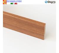 BATTISCOPA in MDF Espanso 80x14mm 5 Barre Da 240 Zoccolino Flessibile Resistente