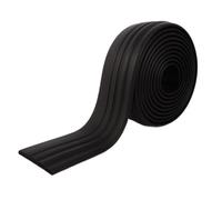 Battiscopa in Pvc,Battiscopa Adesivo Battiscopa autoadesivo, modanatura staccabile e attaccabile, compatibile con stucco, battiscopa indurito, for uso domestico(Black-98mm x 2m)