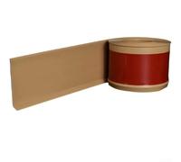Battiscopa in PVC morbido, 4 metri, per decorazione d'interni, impermeabile e semplice da installare, colore: marrone chiaro