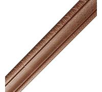 Battiscopa in schiuma autoadesiva a 3 rotoli - Lunghezza 2,2 m, larghezza 8 cm, bordo parete flessibile staccabile e incollabile(Brown)
