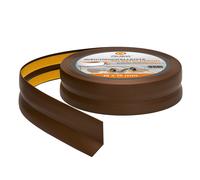 Battiscopa Morbido Adesivo 15 mm x 15 mm Striscia di Chiusura PVC Flessibile