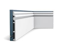 Battiscopa Orac Decor SX193 LUXXUS AUTOIRE modanatura modanatura tipo stucco stile neoclassico bianco 2 m