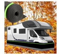 Battiscopa per camper di facile installazione per l'inverno, altezza 95 cm, isolante per rimorchi da viaggio, rete di ferro nella parte inferiore del ventre, 20 m