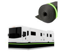 Battiscopa per camper senza foratura, altezza 95 cm, per camper, rete in ferro nella parte inferiore, 36 m