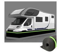 Battiscopa per camper senza fori per l'inverno 31, gonna alta per camper, rete di ferro nella parte inferiore isolante per rimorchi da viaggio, 30 m