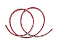 Battiscopa PVC 1M, Passacavo Interno, Flessibile e Adesivo(Lined Silver) | Per Ristrutturazioni per casa, Passaggio Cavi Interno, per ideale per Elettricisti, PVC Flessibile, Lunghezza 1 Metro