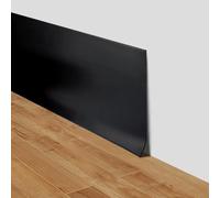 Battiscopa PVC Semiflessibile, Inattaccabile da Muffe, Tarli e Parassiti, Vendita a Metro Otto varianti tonalità/colore (NERO)