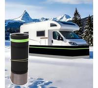 Battiscopa resistente per camper, 80 cm, alta isolamento, con chiusure in , perfetto per la protezione invernale contro neve, barriere e recinzioni (34 m/1339in/34,1 m)
