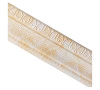 Battiscopa, Self-Adhesive 3D Foam Skirting Trim Wall Border Dado Rail Multicolor 90x3 inches(Beige)