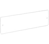 Battisedia Trasparente in Acrilico 3 mm - Protezione Muro e Parete per Sedie, Paracolpi Murale Antigraffio, Proteggi Parete per Uffici, Sale d’Attesa, Tavoli e Scrivanie (1, Trasparente, 80x14)