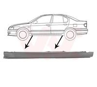 Battitacco Gonna SX Adatto A per Nissan Primera Hatchback P11