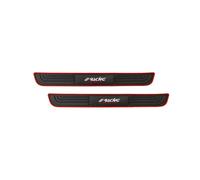 Battitacco Rubber type 370X41mm 2 pezzi in gomma adesiva con logo