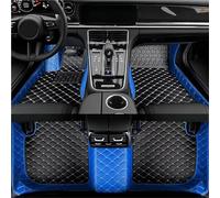 Battitacco Tappetino Per Skoda Per Enyaq 2020 2021 2022 2023 2024 2025 2026 Tappetini Auto Impermeabile Set Completo Accessori Interni(Black and Blue)