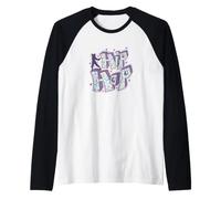 Battiti e Pause Hip Hop Maglia con Maniche Raglan