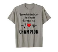 Battito cardiaco con cuore per CAMPIONI Maglietta