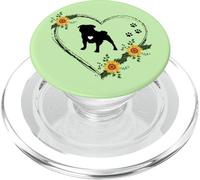 Battito cardiaco del cane del carlino con le stampe della PopSockets PopGrip per MagSafe