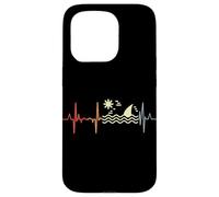 Battito cardiaco dello squalo Battito cardiaco d'epoca Custodia per iPhone 15 Pro