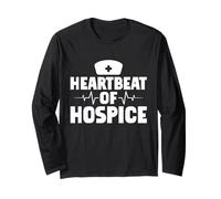 Battito Cardiaco di Hospice Nurse Maglia a Manica