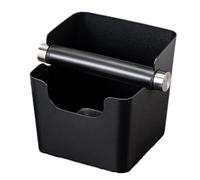 Battitoio per caffè espresso | Secchio per fondi di caffè | Bacinella per caffè macinato, contenitore per dischi di caffè con barra rimovibile per casa, bar, ristorante