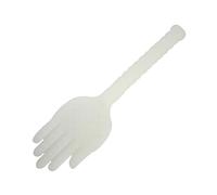 Battitore Massaggio Palm Shape in Plastica Bianco per Fitness Therapy | Testa e Fianchi, Relax e Sollievo Dalla Fatica, Strumento per Benessere e Circolazione