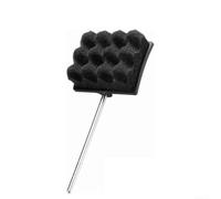 Battitore per grancassa rivestito in schiuma con anima in metallo per un attacco fluido per batteria ibrida 13,5 cm (B)