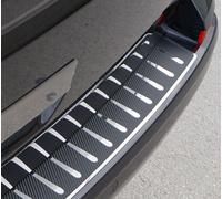 Battivaligia listello paraurti acciaio satinato carbonio per Toyota rav 4 14-19
