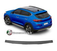 Battivaligia modanatura paraurti post acciaio nero per Hyundai Tucson 2015-2018