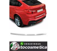 Battivaligia modanatura paraurti posteriore acciaio cromo per BMW X4 F26 2014-18
